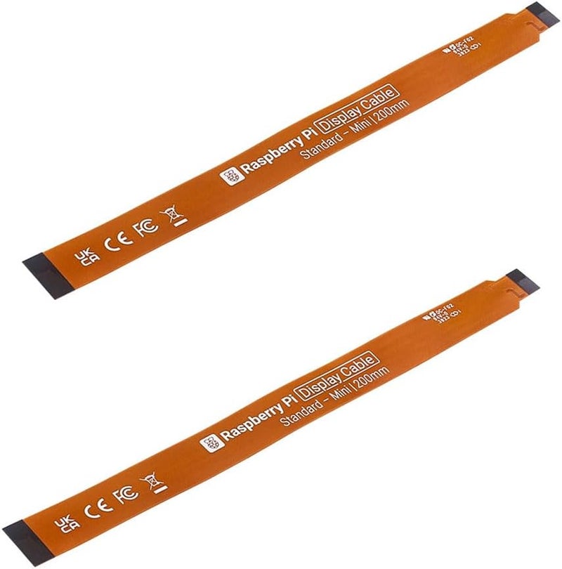 Treedix 2Pcs DSI FPC Flexible Cable Compatible with Raspberry Pi 5, Flat Ribbon Cable 200mm/7.9inch 22Pin to 15Pin 1mm Pitch 0.5mm Pitch Suitable for DSI Display Screens - Image 1